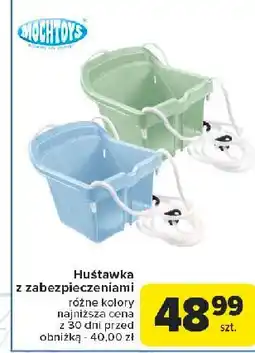 Carrefour Huśtawka bezpieczna Mochtoys oferta