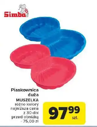 Carrefour Piaskownica muszelka Simba oferta