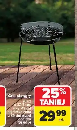 Carrefour Grill okrągły oferta