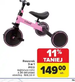 Carrefour Rowerek 3w1 pico pink Kidwell oferta