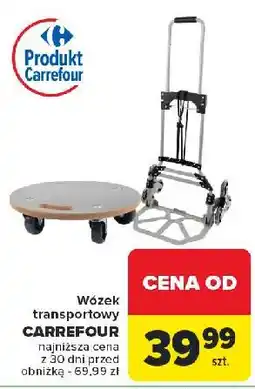 Carrefour Wózek transportowy składany Carrefour oferta