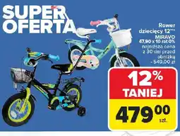 Carrefour Rower dziecięcy miravo 12 oferta