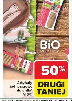 Carrefour Noże z włókna drewnianego Vigo! oferta