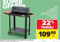 Carrefour Grill węglowy prostokątny oferta