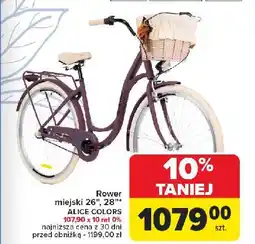 Carrefour Rower miejski 28 oferta