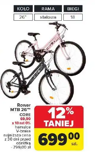 Carrefour Rower mtb 26 oferta