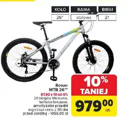 Carrefour Rower górski 26 Mtb oferta