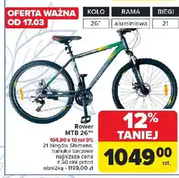 Carrefour Rower górski 26 Mtb oferta