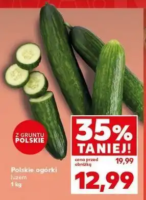 Kaufland Ogórki krótkie polskie oferta