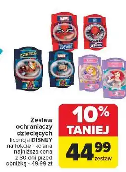 Carrefour Zestaw ochraniaczy na łokcie disney oferta