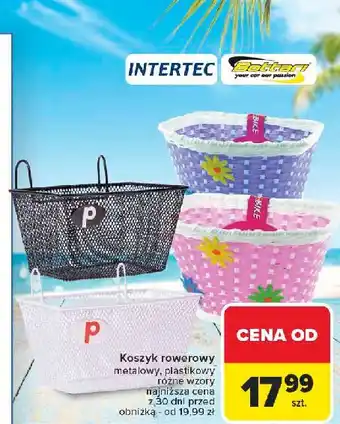 Carrefour Koszyk rowerowy metalowy Bottari oferta