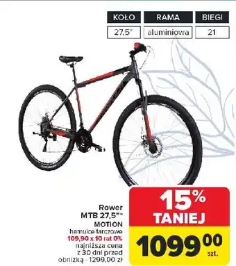 Carrefour Rower mtb 27.5 oferta