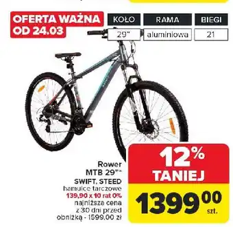 Carrefour Rower mtb 29 oferta