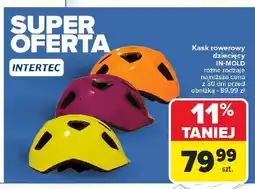 Carrefour Kask dziecięcy Intertec oferta