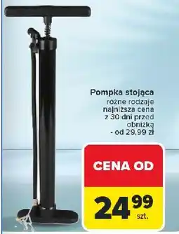 Carrefour Pompka stojąca z manometrem oferta