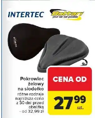 Carrefour Pokrowiec żelowy na siodełko Intertec oferta