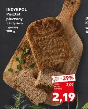 Kaufland Pasztet pieczony z indykiem i gęsiną Indykpol oferta