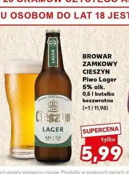 Kaufland Piwo Cieszyn Lager oferta