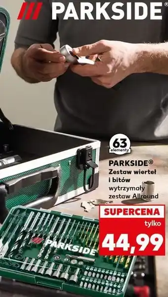 Kaufland Zestaw wierteł i bitów Parkside oferta