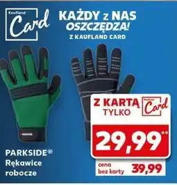 Kaufland Rekawice robocze Parkside oferta