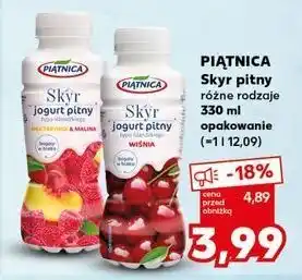 Kaufland Jogurt wiśnia Piątnica Skyr oferta