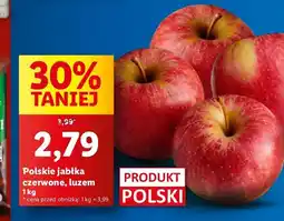 Lidl Jabłka czerwone polskie oferta