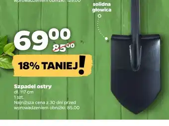 Netto Szpadel solid ostry Fiskars oferta