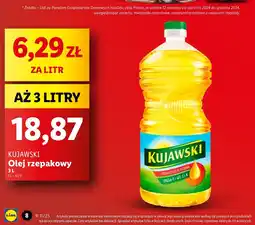 Lidl Olej rzepakowy Kujawski Kujawski kruszwica oferta