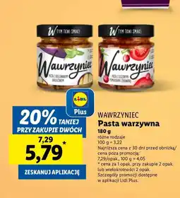 Lidl Pasta z grillowanym bakłażanem Wawrzyniec oferta