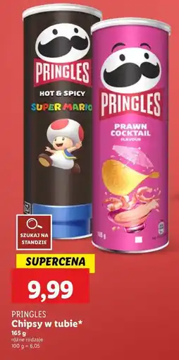 Lidl Chipsy hot & spicy Pringles oferta