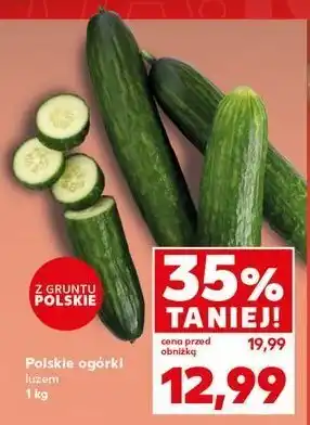 Kaufland Ogórki krótkie polska oferta