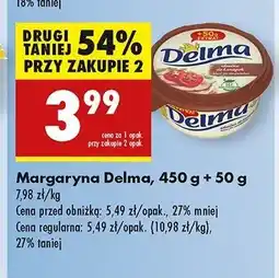 Biedronka Margaryna Delma extra maślany smak oferta