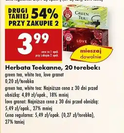 Biedronka Herbata lemon Teekanne oferta