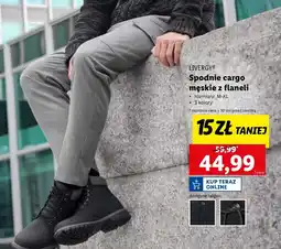 Lidl Spodnie męskie Livergy oferta