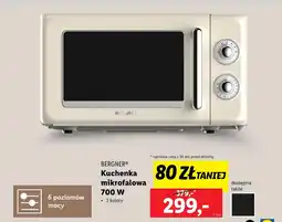 Lidl Kuchenka mikrofalowa Bergner oferta