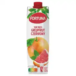 EuroSPAR Fortuna Sok 100 % grejpfrut czerwony 1 l oferta