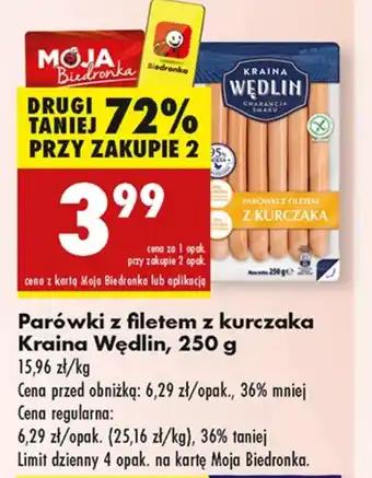 Biedronka Filet z kurczaka Kraina Wędlin oferta