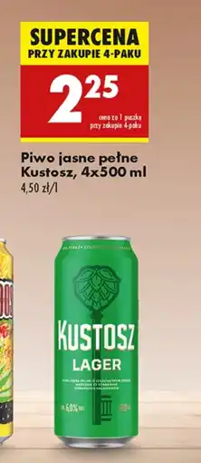 Biedronka Piwo Kustosz oferta