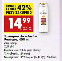 Biedronka Szampon Pantene oferta