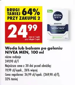 Biedronka Woda po goleniu Nivea oferta