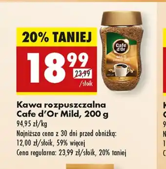 Biedronka Kawa rozpuszczalna Cafe d'Or oferta