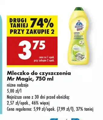 Biedronka Mleczko do czyszczenia Mr Magic oferta