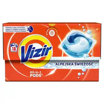 Biedronka Vizir Platinum PODS Alpine Fresh Kapsułki do prania, 18 prań oferta