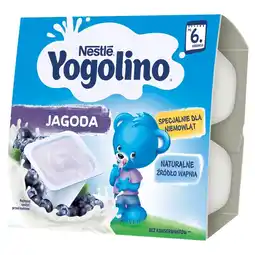 Biedronka Nestlé Yogolino Deserek mleczno-owocowy jagoda dla niemowląt po 6. miesiącu 400 g (4 x 100 g) oferta