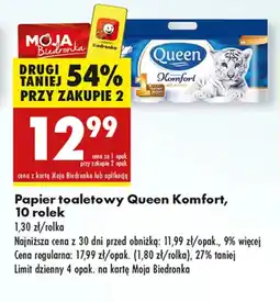 Biedronka Papier toaletowy Queen oferta