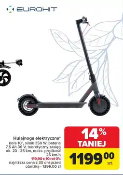 Carrefour Hulajnoga elektryczna Eurohit oferta