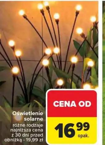 Carrefour Oświetlenie ogrodowe oferta