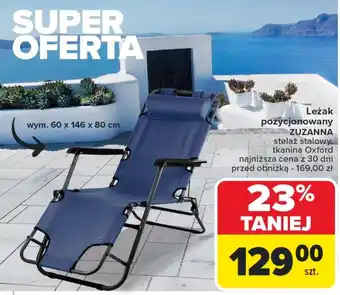 Carrefour Leżak Oxford oferta