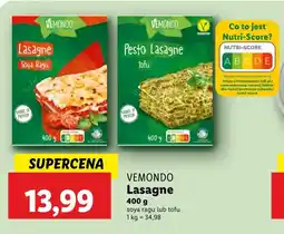 Lidl Lasagne Vemondo oferta