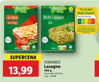 Lidl Lasagne Vemondo oferta